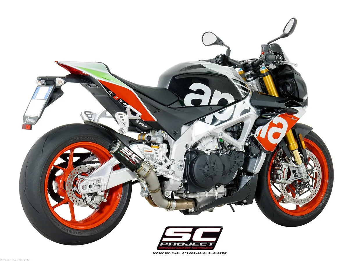 CR-T Exhaust by SC-Project for Aprilia RSV4 RF and Tuono V4 1100 2017-2019