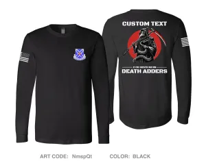 CUSTOM C Co 305TH MI BN (Students) Comfort Unisex Cotton LS Tee - NmspQt