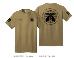 CUSTOM Interservice Respiratory Therapist Program Comfort Unisex Cotton SS Tee - ZvqvWx