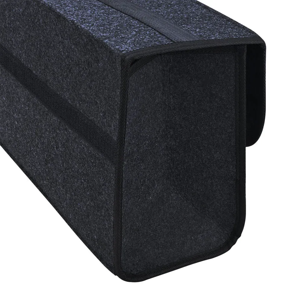 Custom Text For Soft Felt Car Bag Organizer, Compatible with All Cars, Folding Car Storage Box Non Slip Fireproof Car Trunk Organizer RL12990