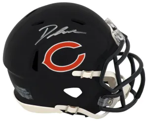 D'Andre Swift Signed Chicago Bears Riddell Speed Mini Helmet - (SCHWARTZ COA)