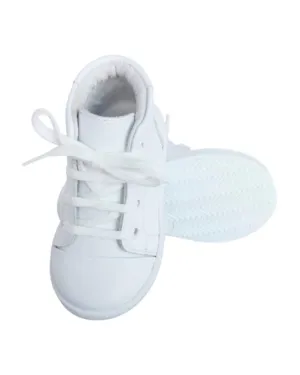 Danilo White Leather High-Top Trainers