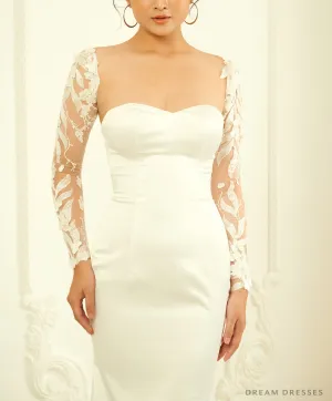 Detachable Long Sleeves for Wedding Dress (#CHIARA)
