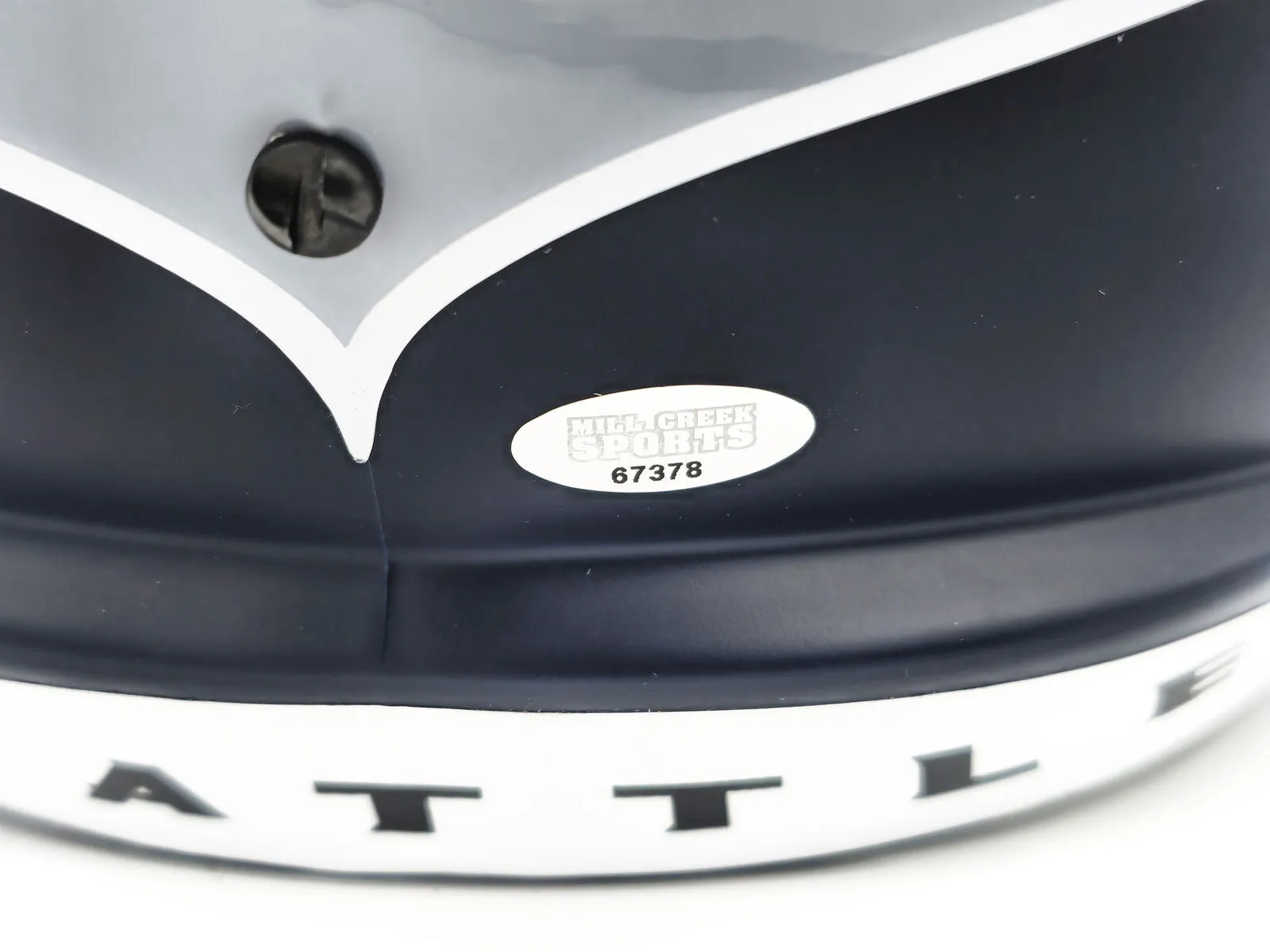 DEVON WITHERSPOON AUTOGRAPHED SEAHAWKS BLUE FULL SIZE HELMET MCS HOLO 229503