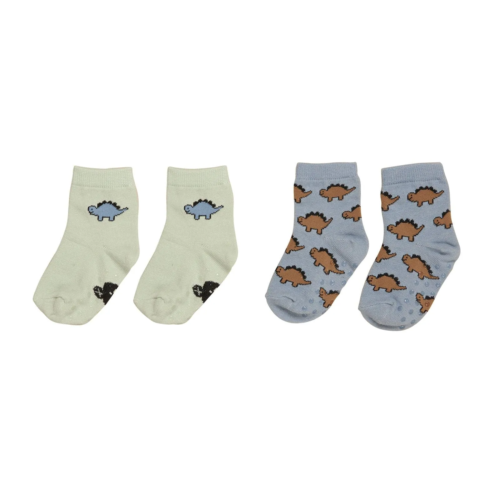 Dino 2Pk Socks - Thyme   Teal