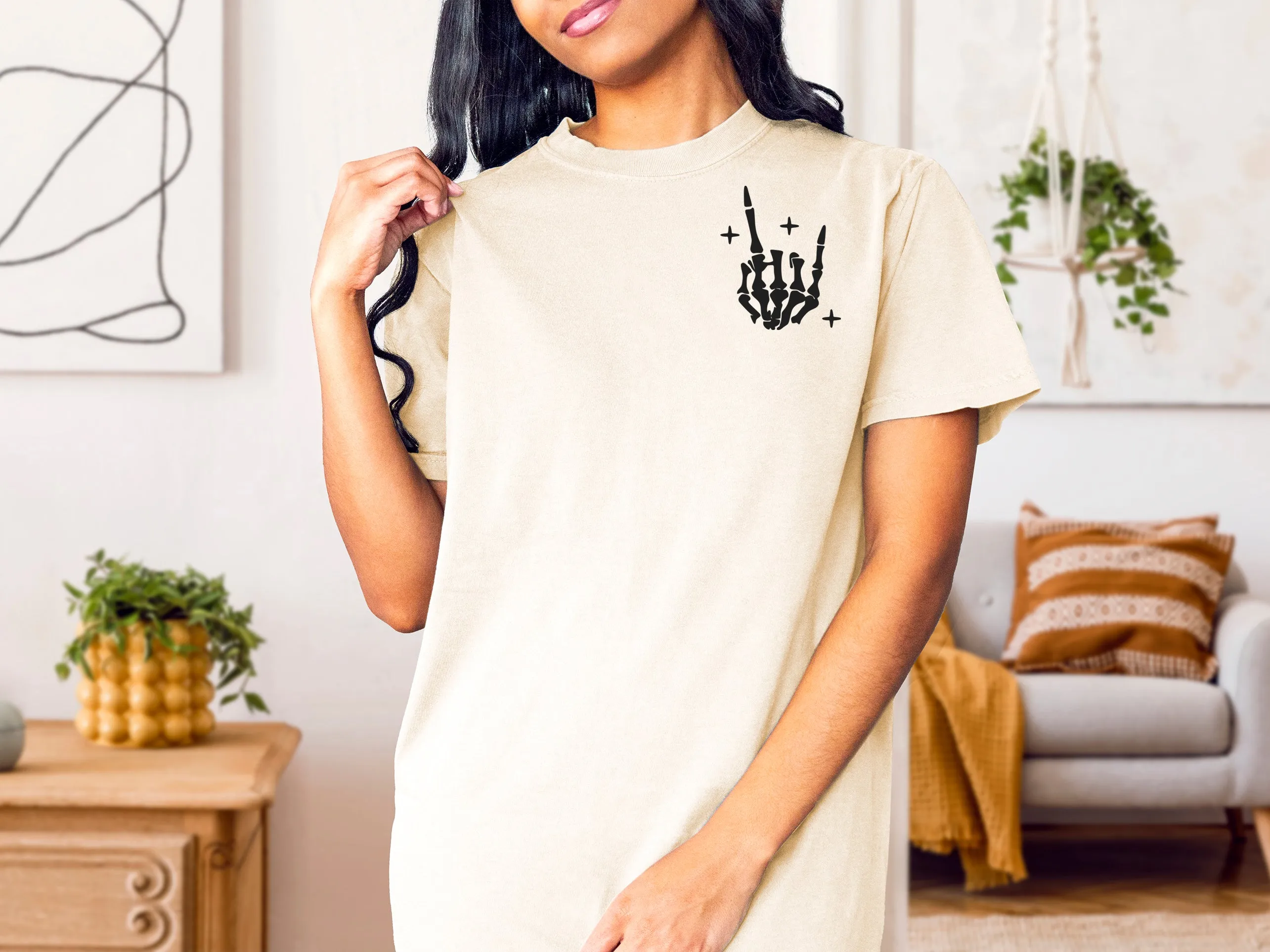 Don't Talk to me when I'm Overstimulated - Comfort Colors Adult Tee | Black ink