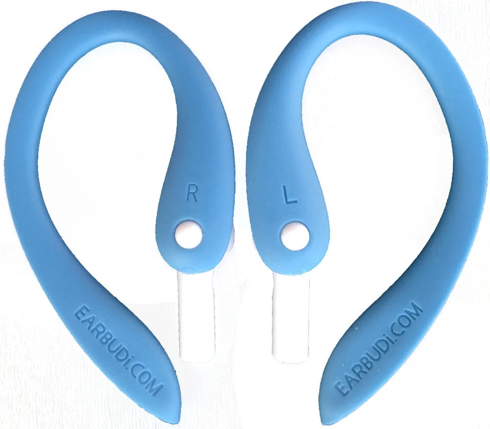 EARBUDi Earbud Clips | Soft Adjustable Rubber Ear Loops Keep Apple wired EarPods in Place | Designed for your wired EarPods that come free with the latest iPhone models