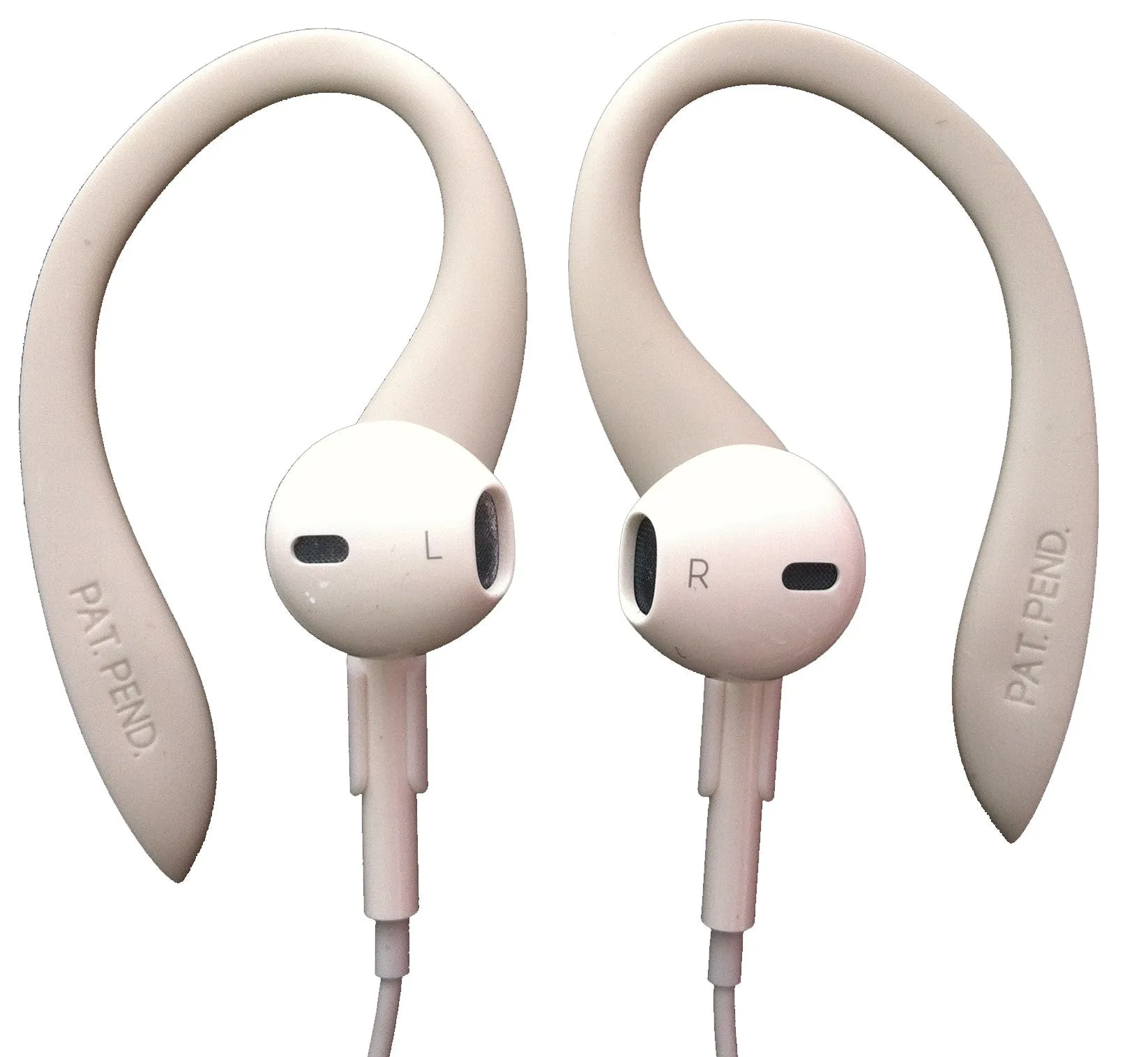 EARBUDi Earbud Clips | Soft Adjustable Rubber Ear Loops Keep Apple wired EarPods in Place | Designed for your wired EarPods that come free with the latest iPhone models
