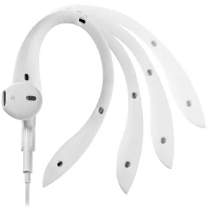EARBUDi Earbud Clips | Soft Adjustable Rubber Ear Loops Keep Apple wired EarPods in Place | Designed for your wired EarPods that come free with the latest iPhone models
