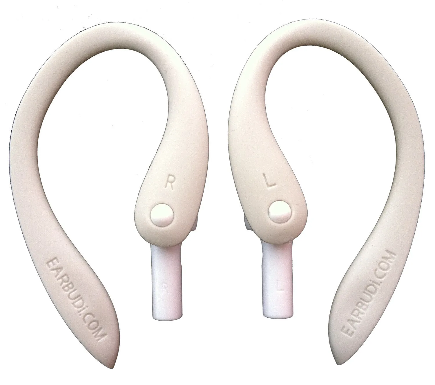 EARBUDi Earbud Clips | Soft Adjustable Rubber Ear Loops Keep Apple wired EarPods in Place | Designed for your wired EarPods that come free with the latest iPhone models