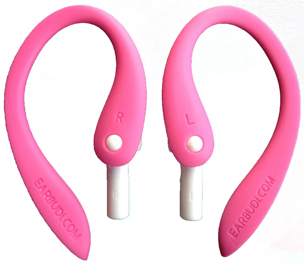 EARBUDi Earbud Clips | Soft Adjustable Rubber Ear Loops Keep Apple wired EarPods in Place | Designed for your wired EarPods that come free with the latest iPhone models