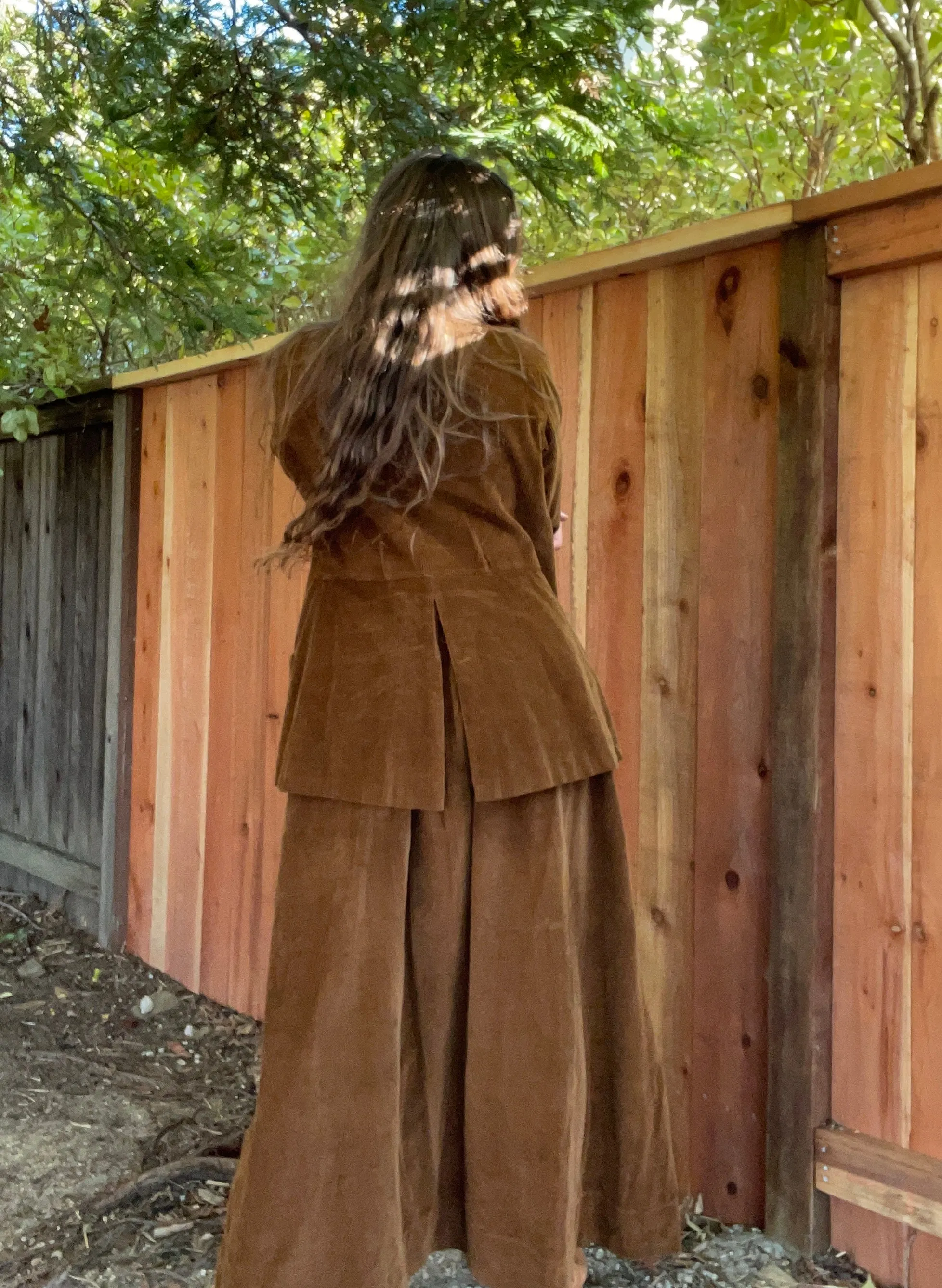 Edwardian Corduroy Walking Suit