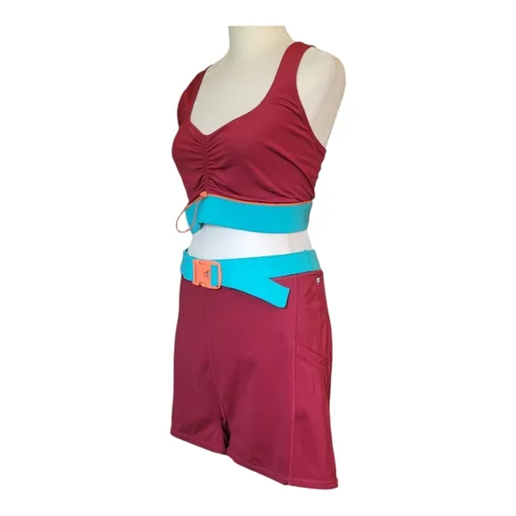 Fabletics Fiona Low Impact Sports Bra Color Block Swim Top Size XXL Top Only