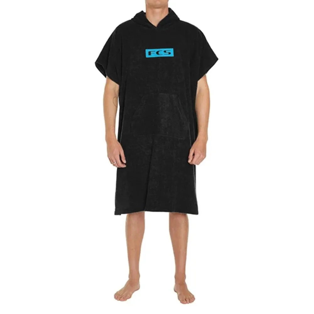 FCS JUNIOR TOWEL PONCHO BLACK