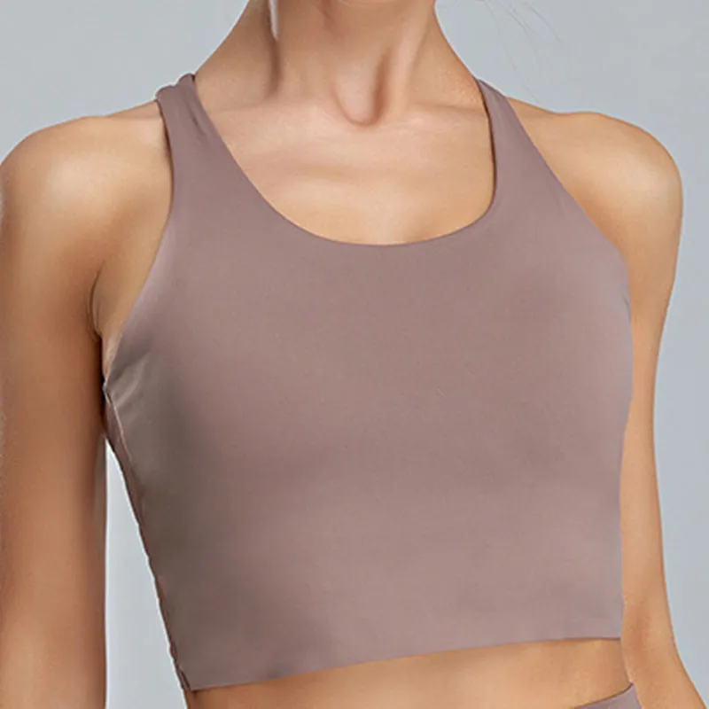 Filhot™ Seamless Racerback Sports Bra Up To 5XL