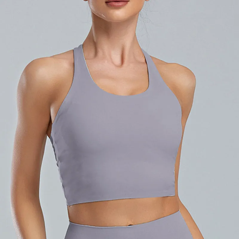 Filhot™ Seamless Racerback Sports Bra Up To 5XL