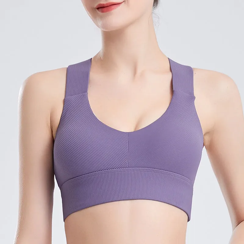 Filhot™ U-shaped Cross Sports Bra Up to 5XL