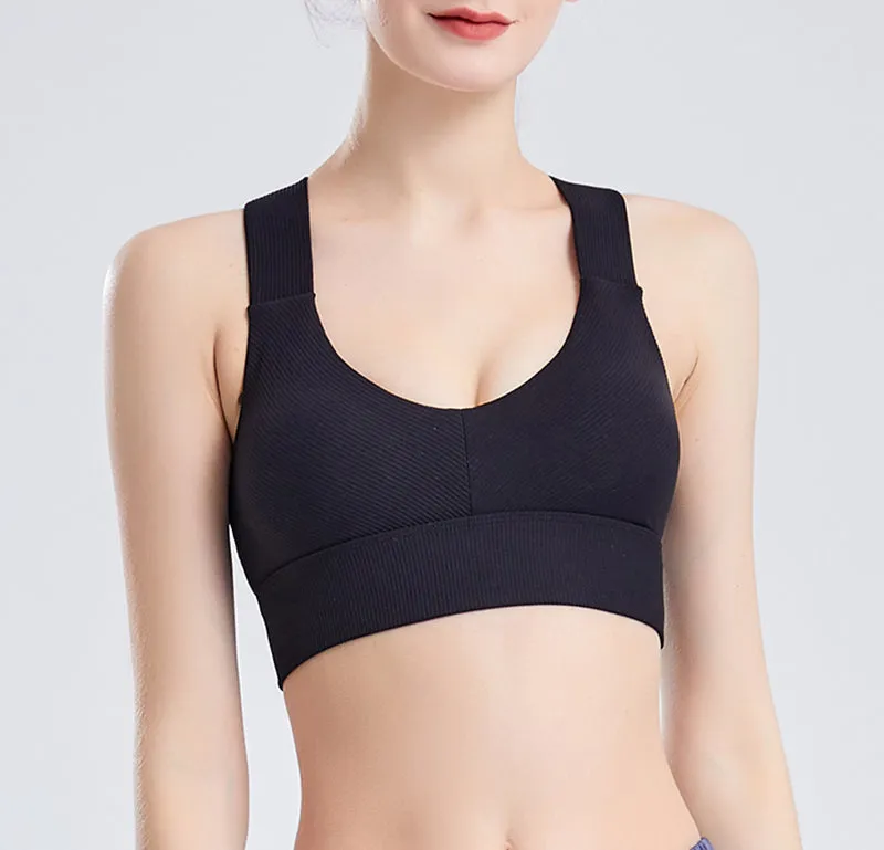 Filhot™ U-shaped Cross Sports Bra Up to 5XL