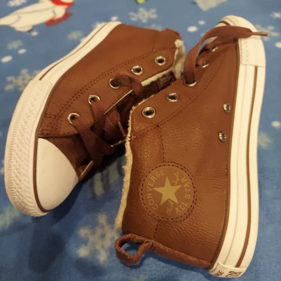 FINAL PRICE🔥 Leather browns 👫 Converse Unisex