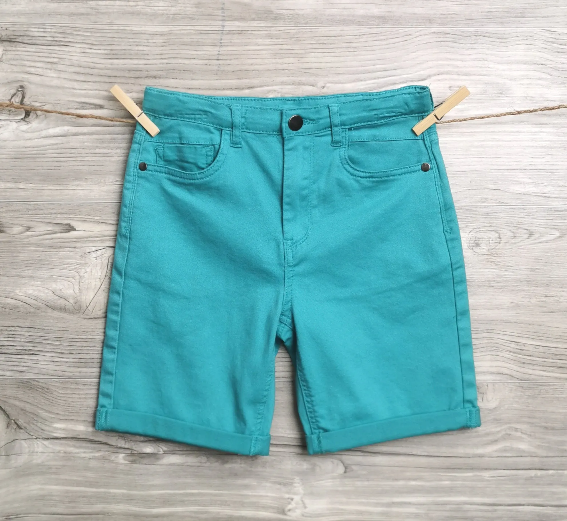 GIRL SIZE 12 YEARS - DEX Kids, Soft Bermuda Jean Shorts NWT B51