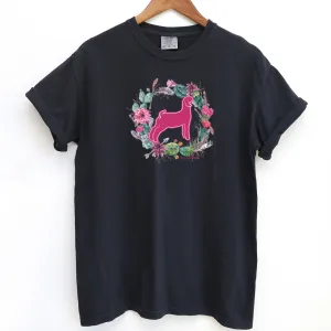 Goat Cactus Wreath ComfortWash/ComfortColor T-Shirt (S-4XL) - Multiple Colors!