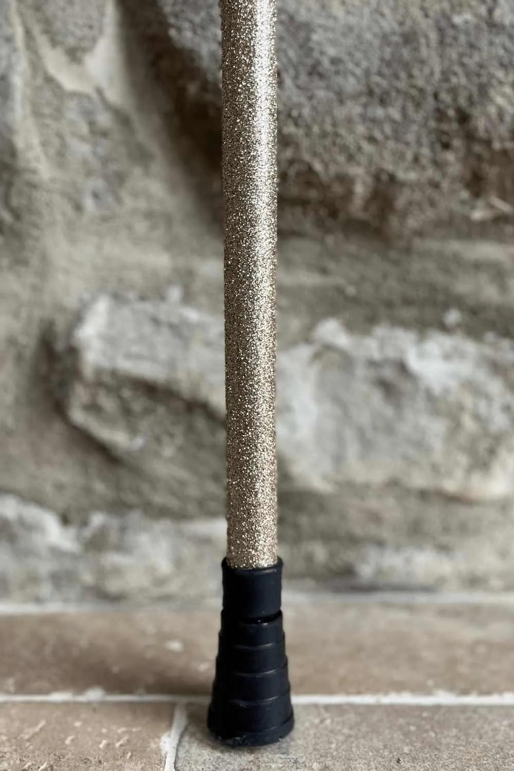 Gold Glitter Walking Stick
