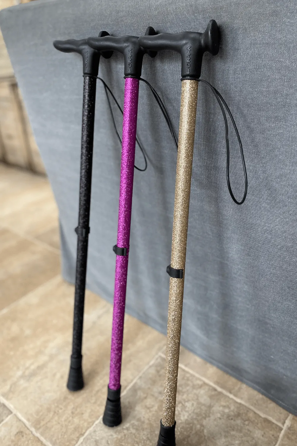 Gold Glitter Walking Stick