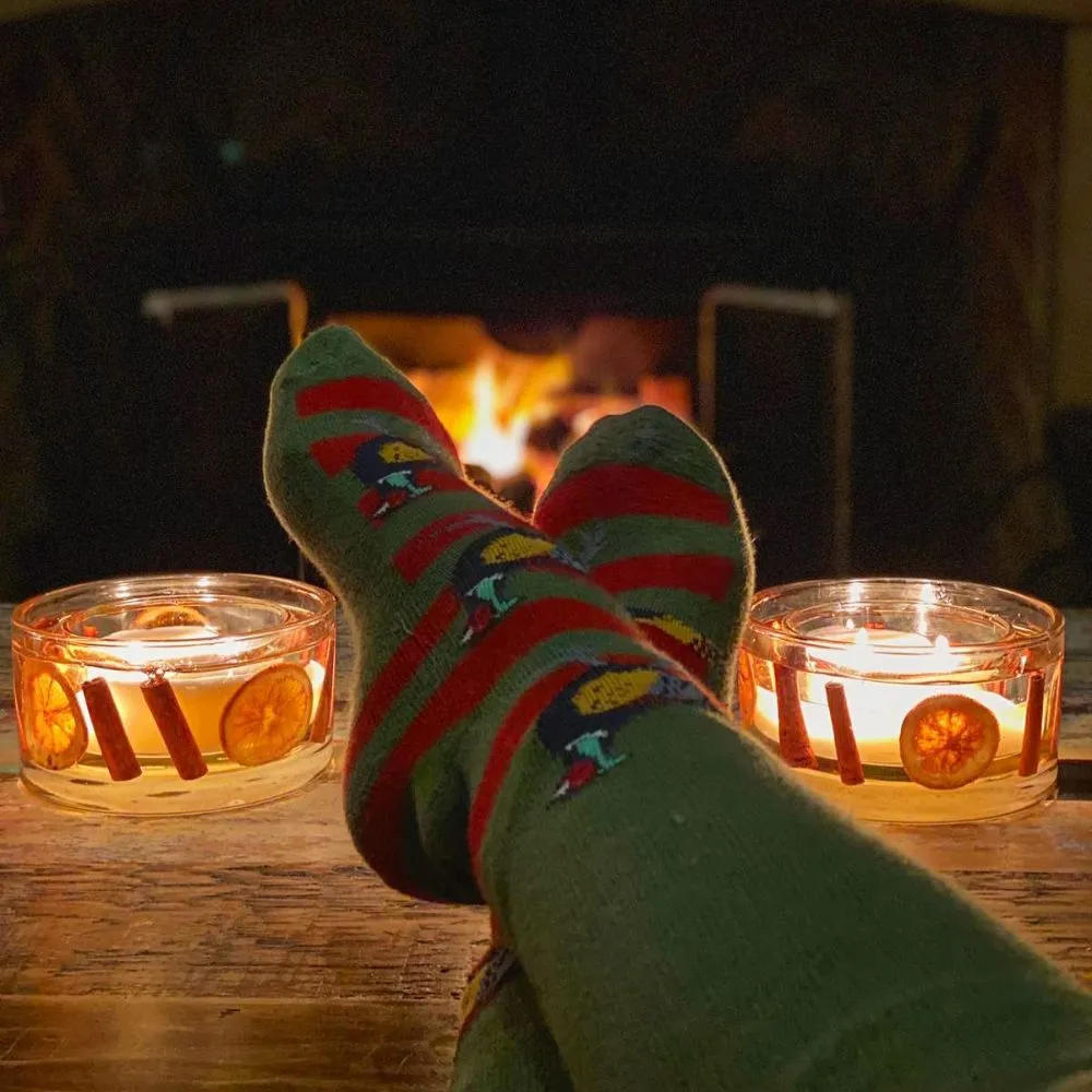 Green & Red Pheasant Shooting/Walking Socks by ShuttleSocks