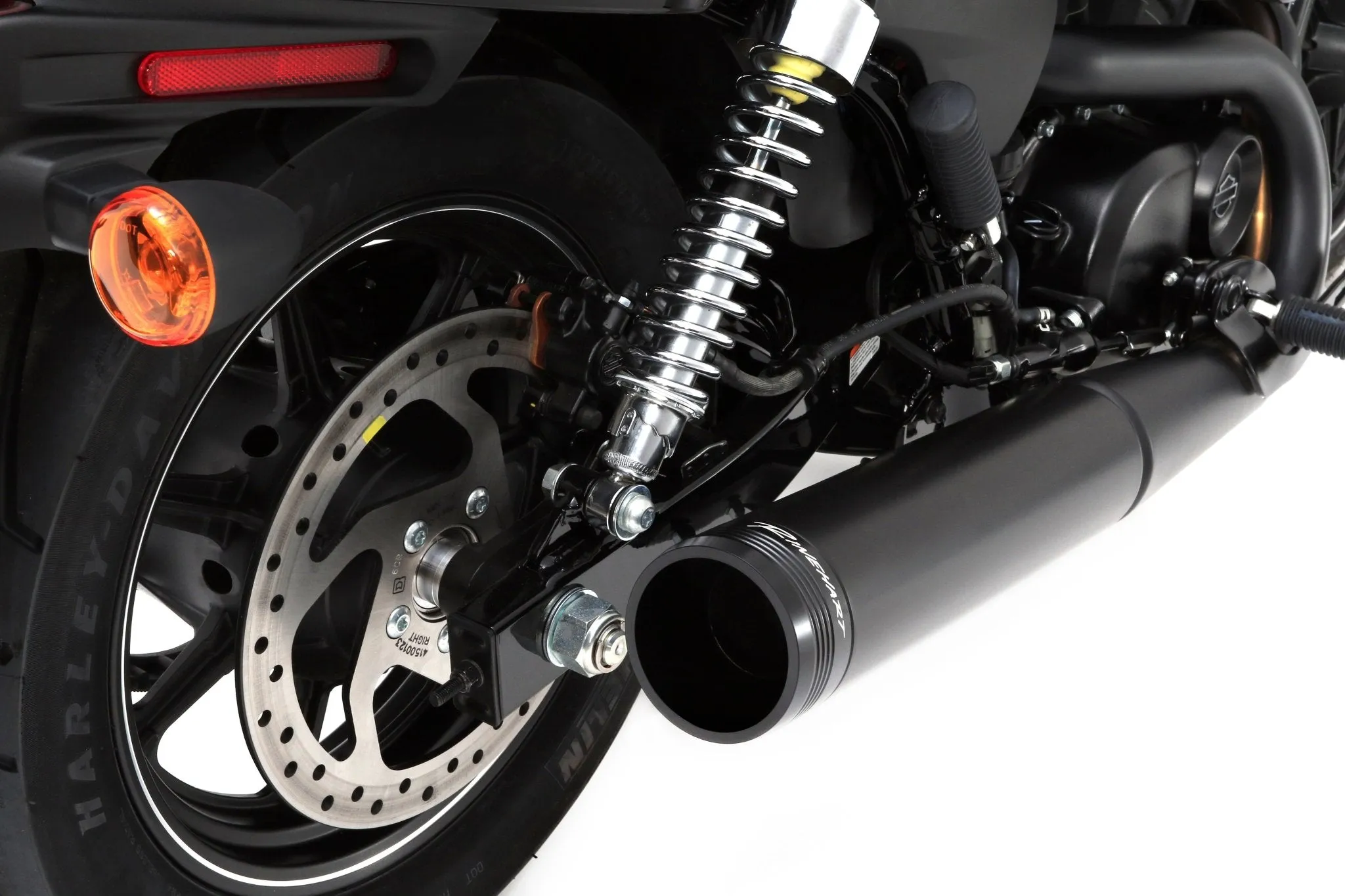 Harley Davidson Street 750 / Street Rod Black Slip-on