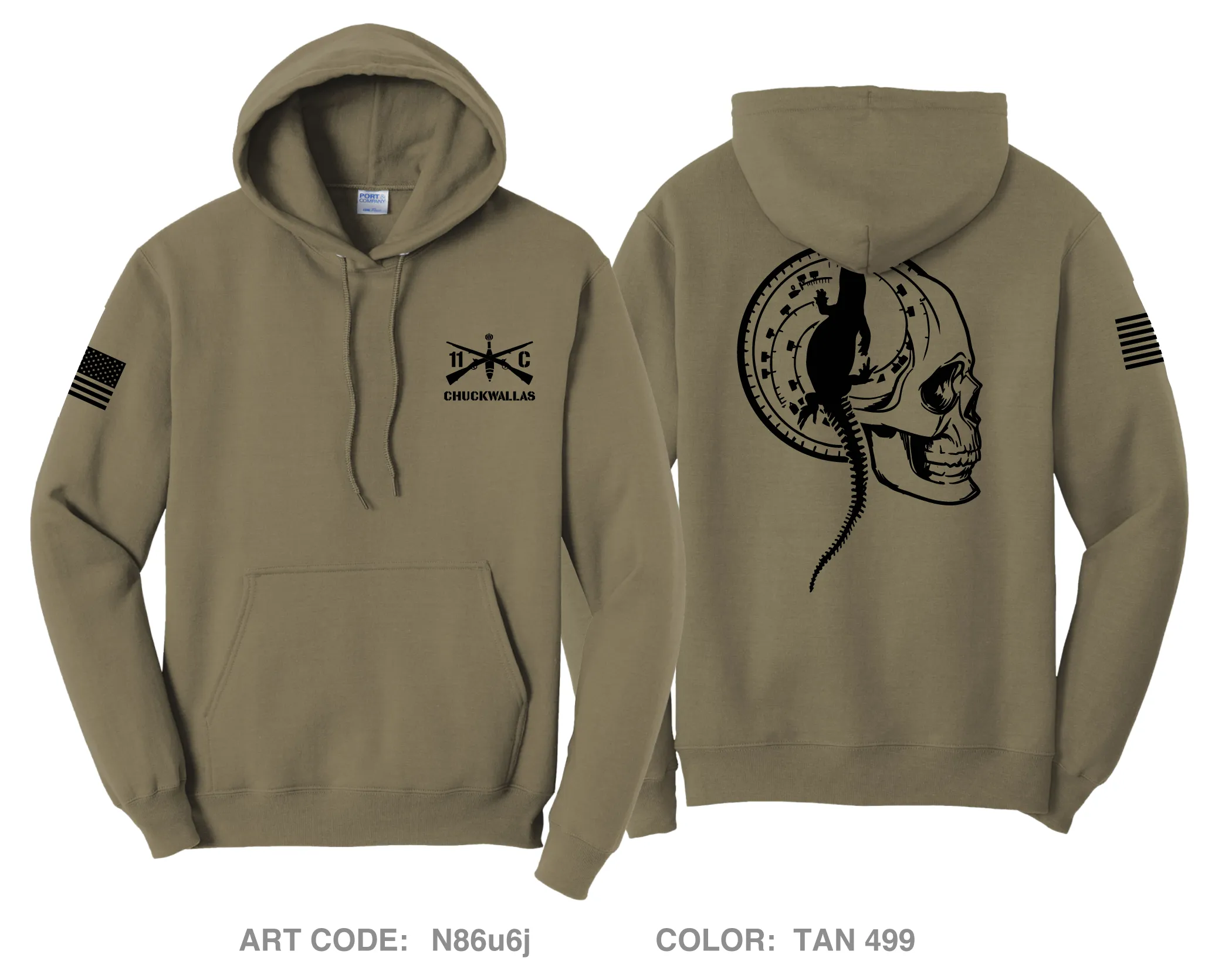 HHT mortars 1|11th ACR Comfort Unisex Hooded Sweatshirt - N86u6j