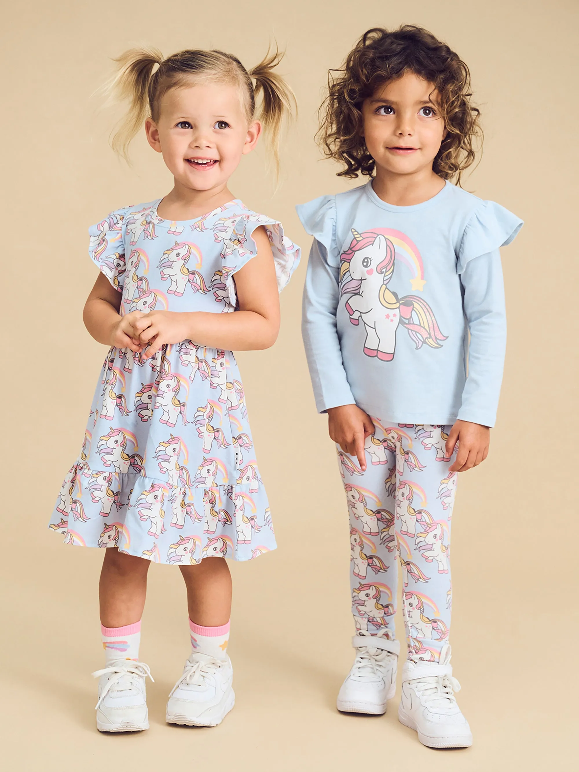 Huxbaby Rainbow Unicorn Socks - 2pk