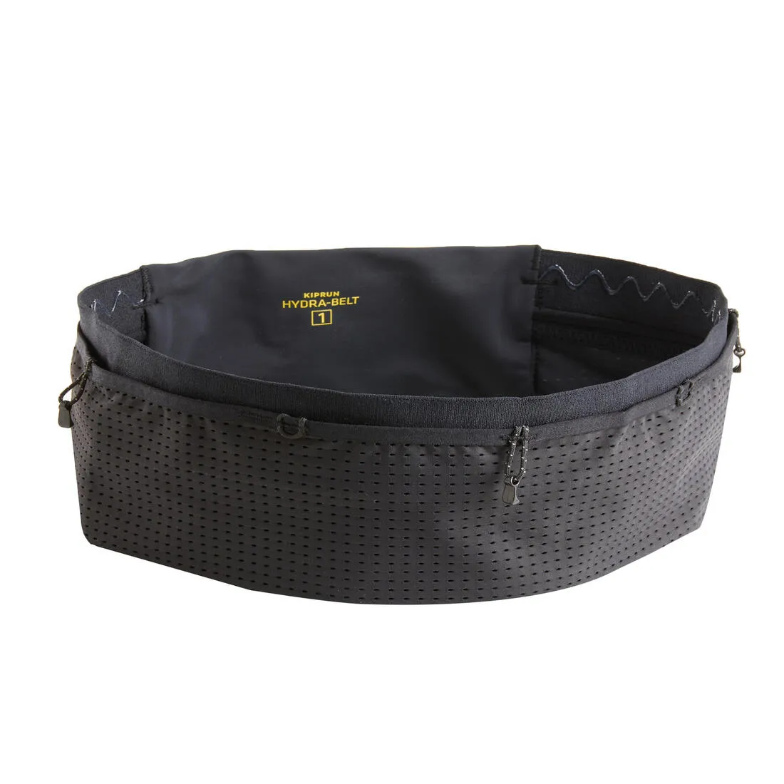 HYDRATION FLASK-CARRYING RUNNING BELT - BLACK