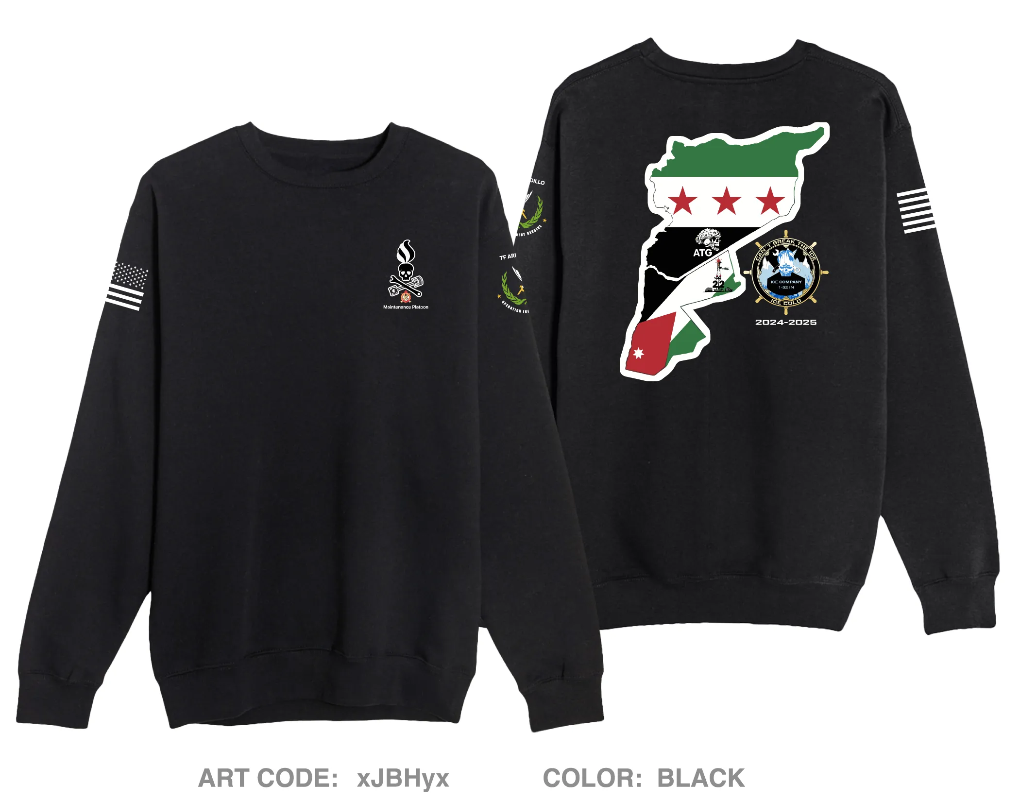 Ice FSC, 1-32 IN BN, 1 BCT, 10 MTN DIV Comfort Unisex Crewneck Sweatshirt - xJBHyx