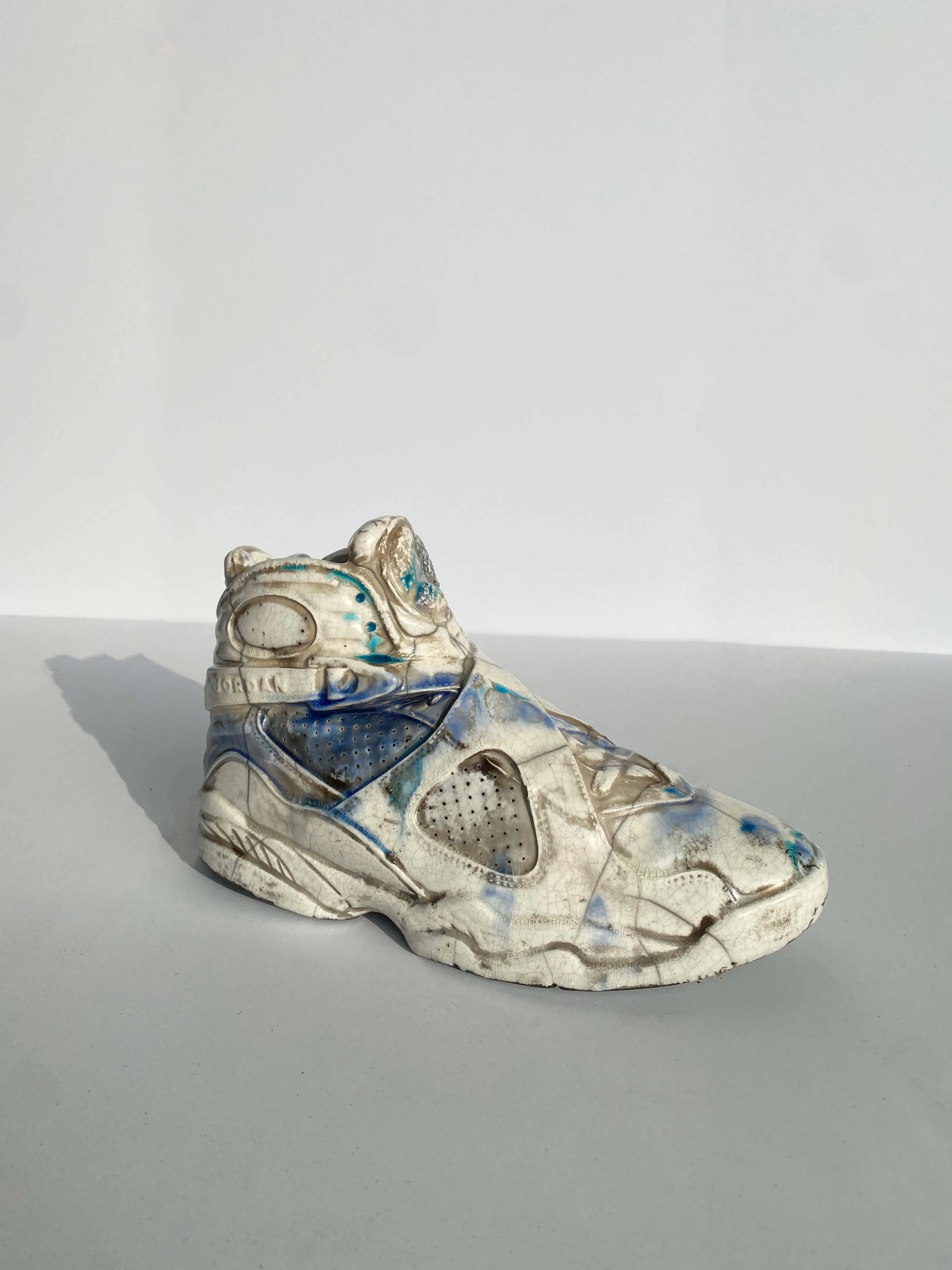 James, London (Jordan 8 Royal Smoke Raku)