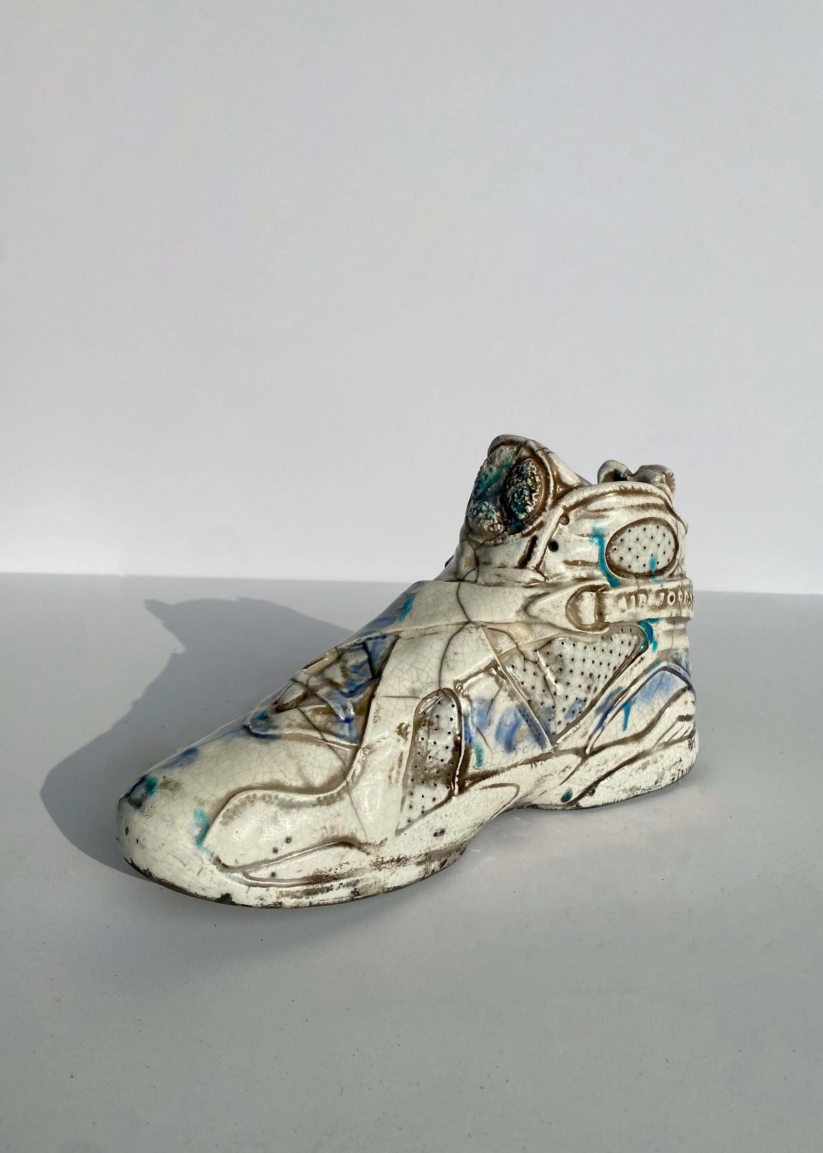 James, London (Jordan 8 Royal Smoke Raku)