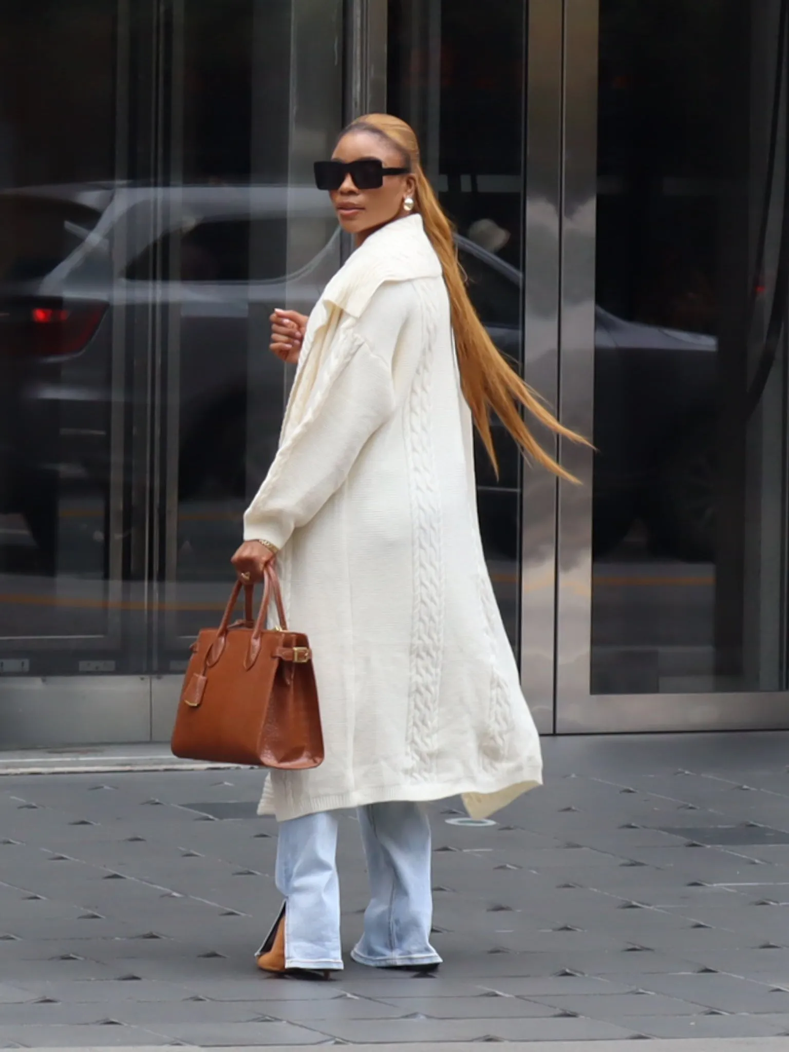 Jenny Cable Knit Cardigan