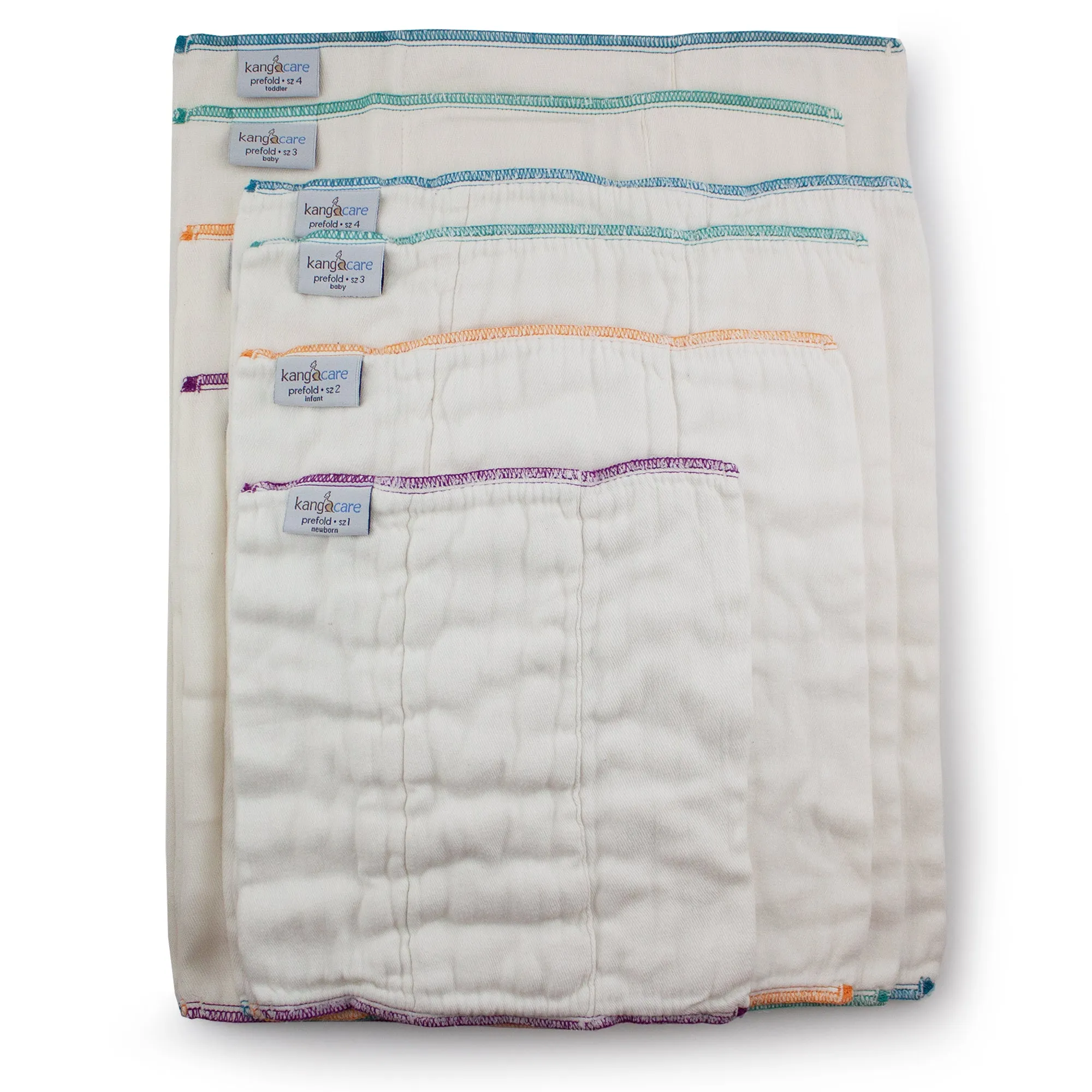Kanga Care - Bamboo Prefolds (6/Pack)