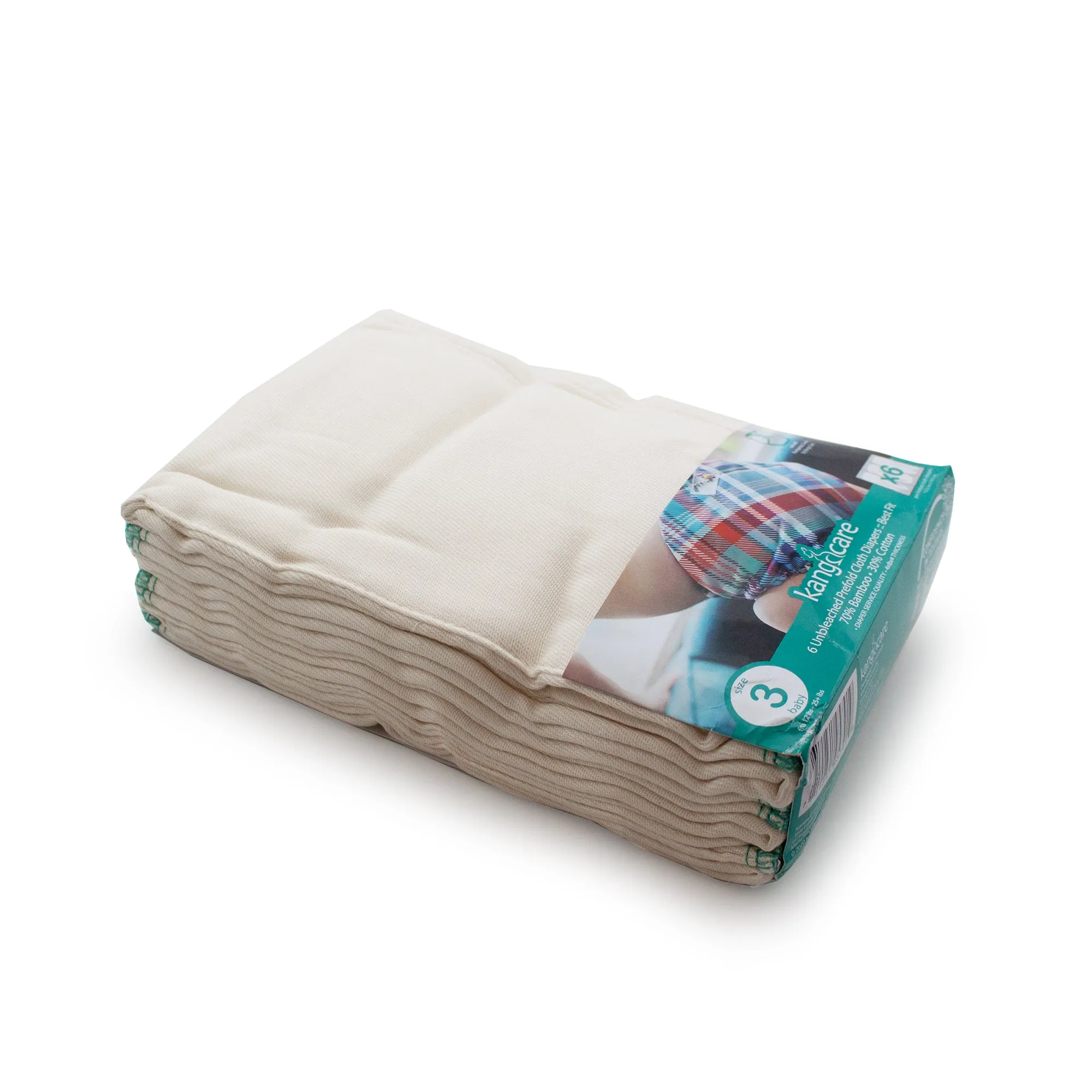 Kanga Care - Bamboo Prefolds (6/Pack)