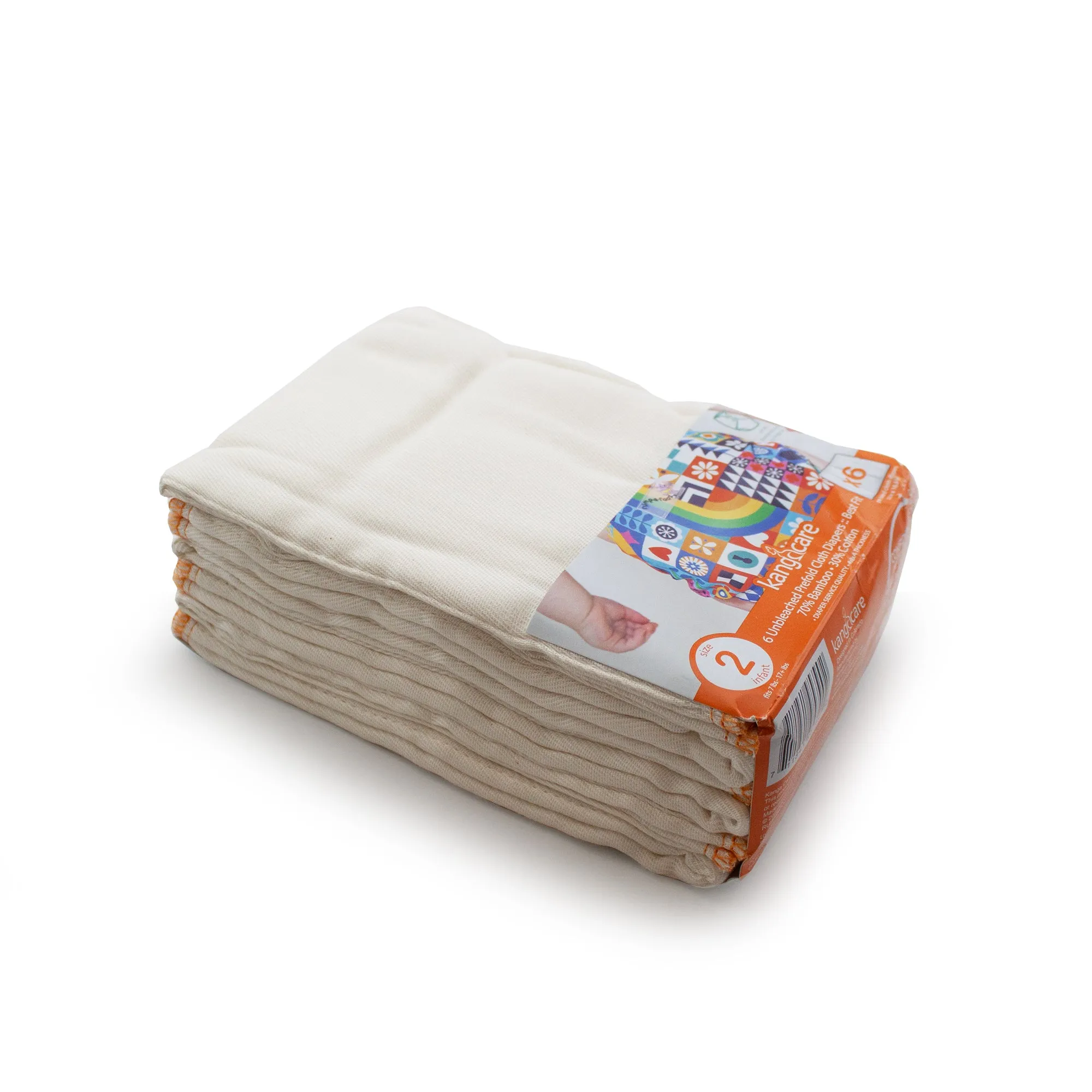 Kanga Care - Bamboo Prefolds (6/Pack)