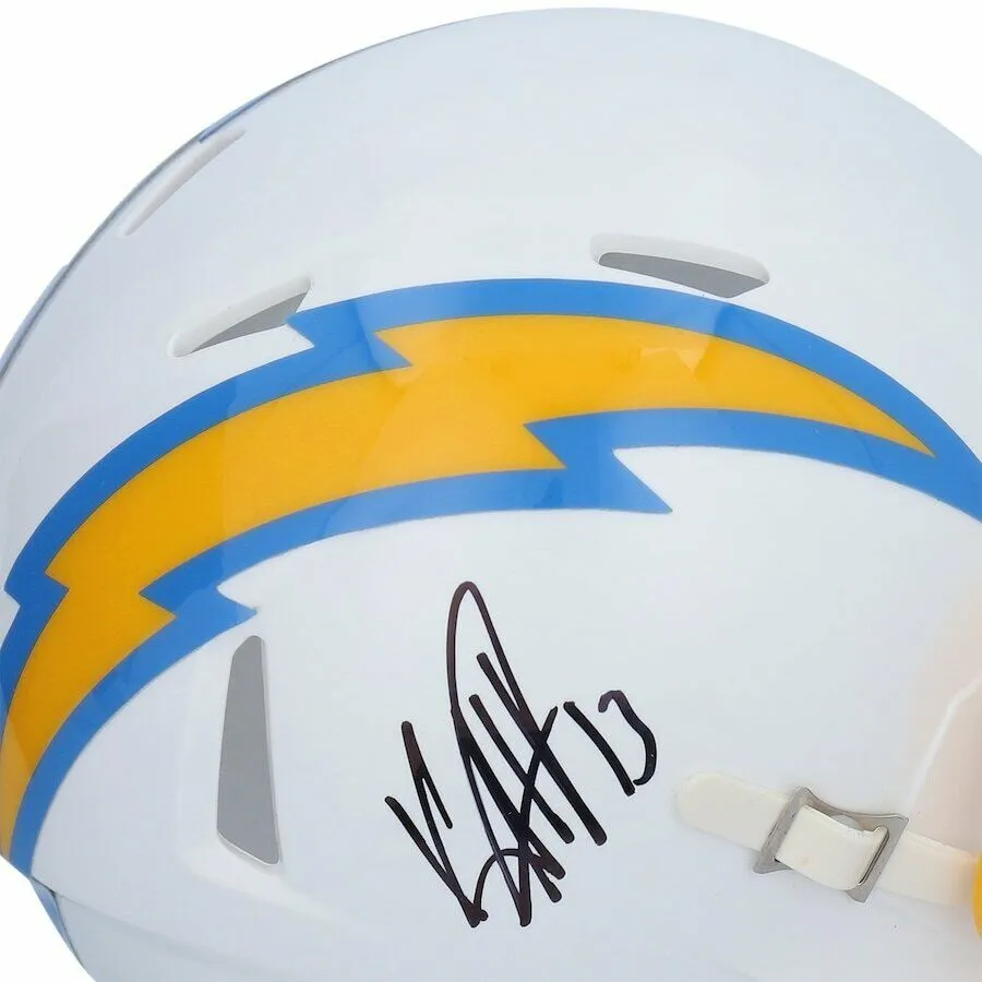 KEENAN ALLEN Autographed Los Angeles Chargers Speed Mini Helmet FANATICS