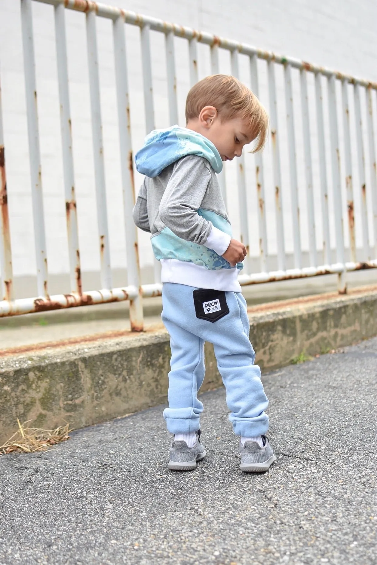 Light Blue City Comfort Toddler Joggers