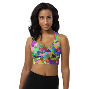Longline sports bra Speckle