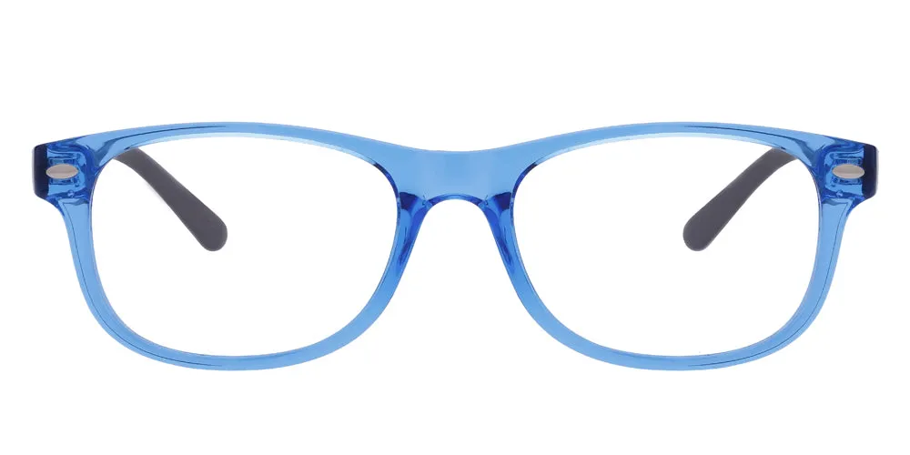 Loris Kids Unbreakable Flexible Bendable Square TR90 Eyeglasses, K-205