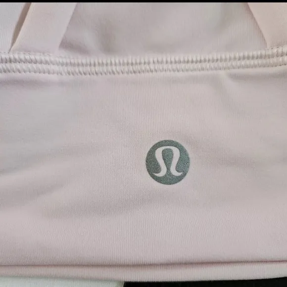 Lululemon Energy Longline Bra Medium Support FUSP Flush Pink Women's Size 6