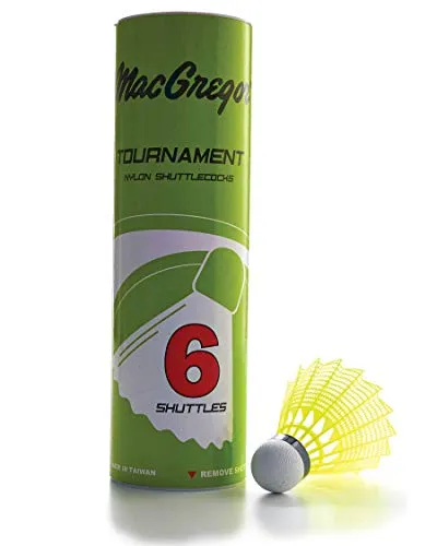 MacGregor Tournament Shuttlecocks  6/Tube