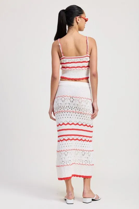 MAXI CROCHET SKIRT