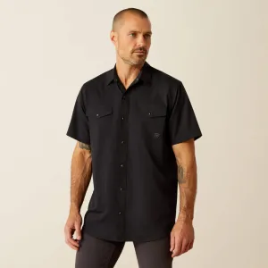 Men's Ariat VentTEK Western Fitted Shirt - Black