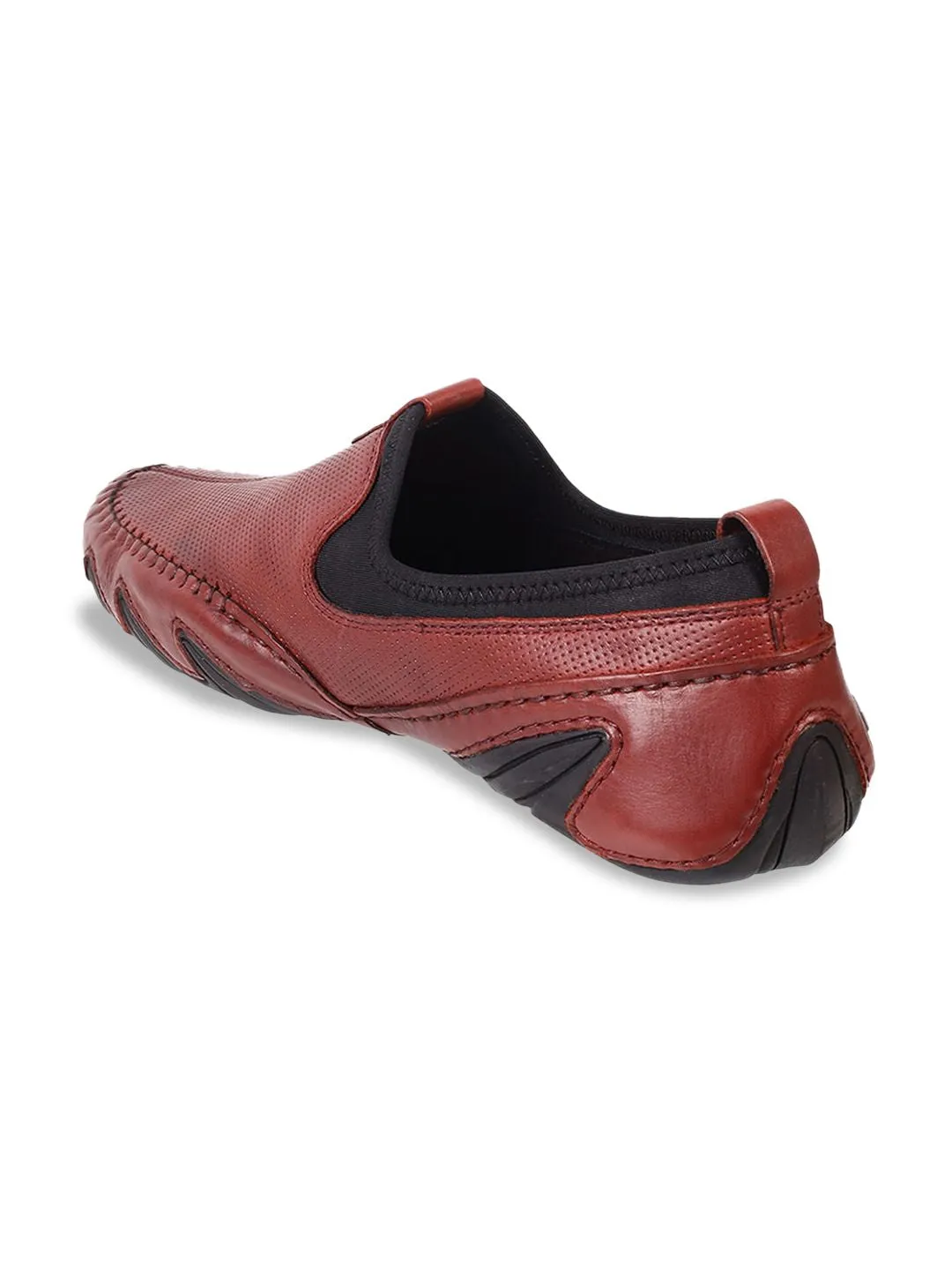 Metro Men Perforations Leather Comfort Insole Basics Loafers