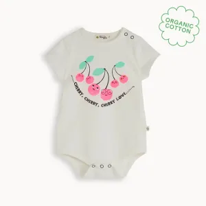 MEURICE - Pink 'Cherry Love' Bodysuit