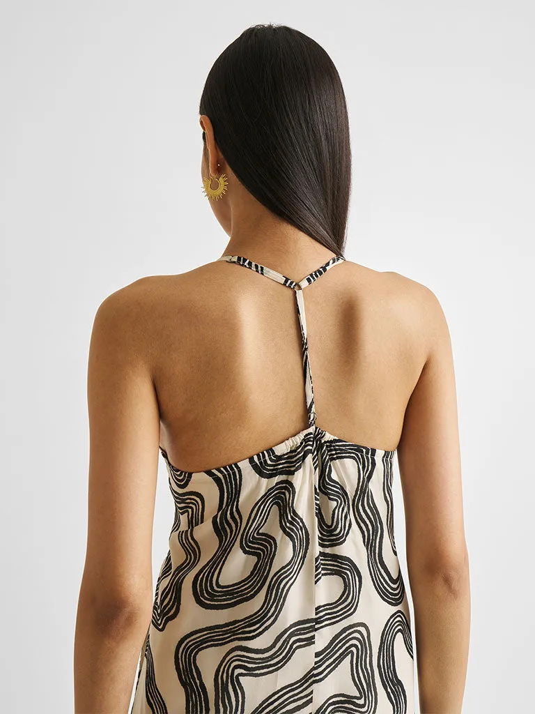 Midi Maze Slip Dress
